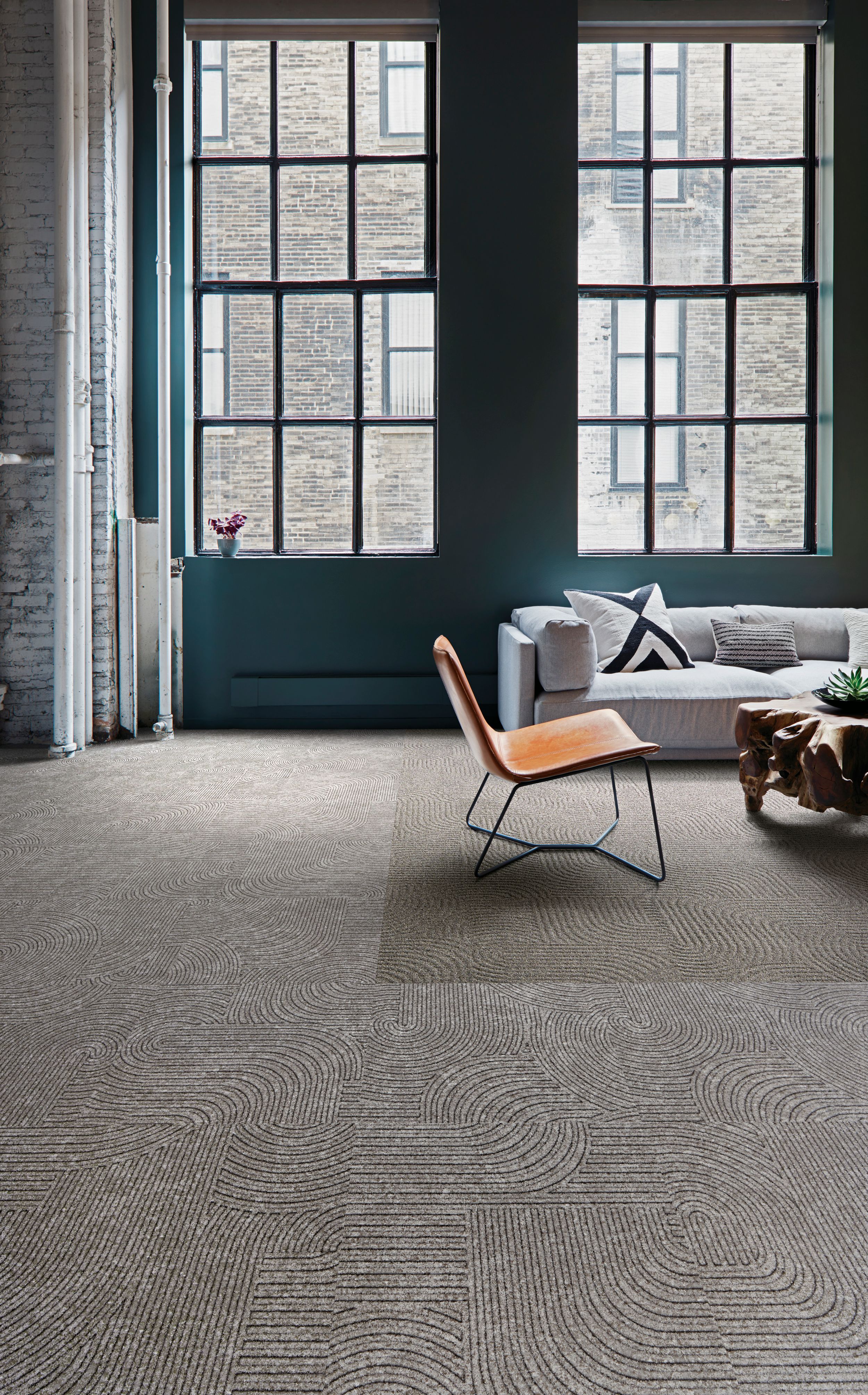 Step This Way: Look Both Ways Collection Carpet Tile by Interface